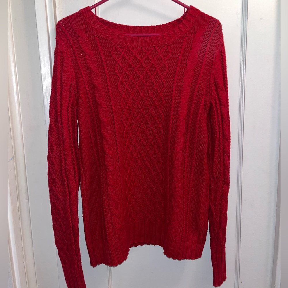 Red Old Navy Knitted Sweater